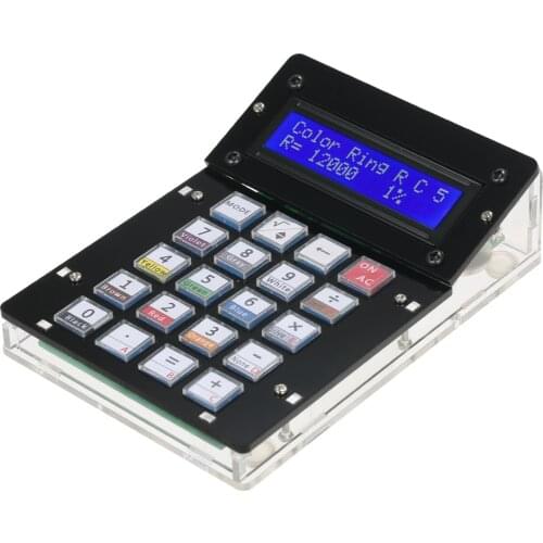 DIY Calculator Counter Kit with Acrylic Case LCD Display Multi-purpose Electronic Calculator Counter Electronics Computing
