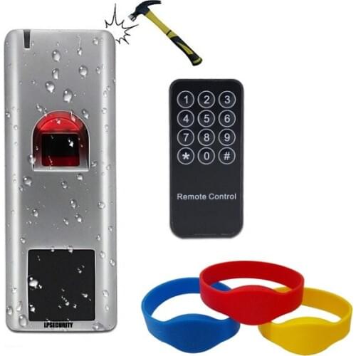 Outdoor waterproof Biometric Fingerprint Door lock Access Control System Standalone Access Controller Metal Fingerprint Reader
