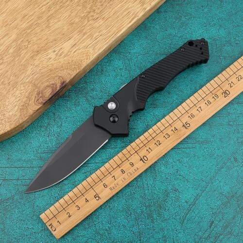 OEM 9600BK tilt folding knife automatic D2 blade aluminum handle outdoor camping multi-purpose hunting EDC tool