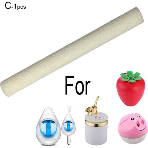 Essential Oil Diffuser Flter Sponges Refill Sticks Wick Replacements For Pig Strawberry Cat Humidifier Aroma 1 Pcs