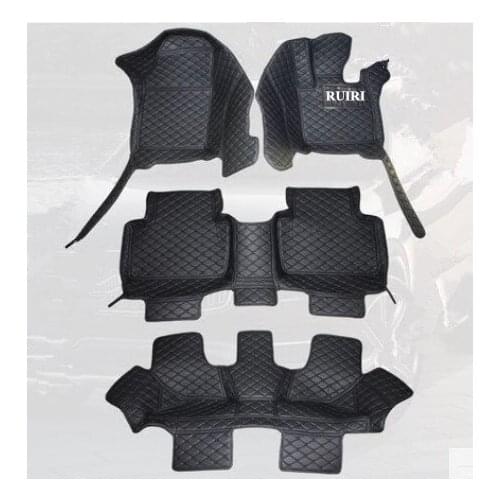 Custom special car floor mats for Right Hand Drive Lexus RX 350L 6 7 seats 2021 waterproof durable carpets for RX350L 2020-2018