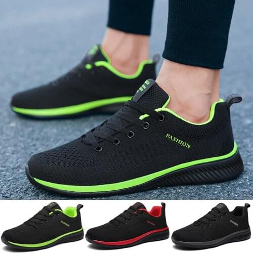 Ultralight Men Sneakers Mesh Running Shoes For Men Women Breathable Walking Jogging Sports Shoes Black Training Shoes Plus Size