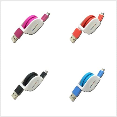 2m 3m Micro USB Retractable Cable for Samsung Galaxy A3 A5 A6 2016 J3 J5 J7 2017 huawei Y6 Y9 Nova 3i p smart Mobile Phone cable