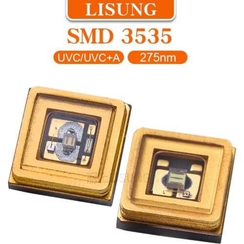 10pcs/bag High Quality 0.5w 1w Smd 3535 Led Uvc Uv Uva 275nm 395nm Used For Sterilization Disinfection And Curing Mosquito Trap