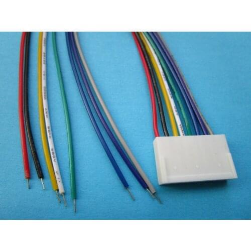 1000 Pcs 2510 Pitch 2.54mm 8 Pin Female Connector with 26AWG 300mm Leads Cable