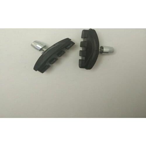 2Pcs Road Bike Brake Pads Shoes for Alloy Rims Durable Bicycle Brake Pads Shoes Tools silent bicycle brake pads road bike brake