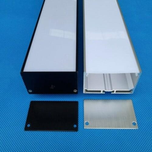 4m (4pcs) a lot, 1m per piece, Anodized diffuse aluminum led lighting profile, led aluminum profile channel