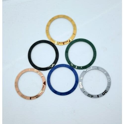 Watch Part Outer 38MM Inner 30.5MM diameter Ceramic Time Bezel Insert fit 40mm SUB Case