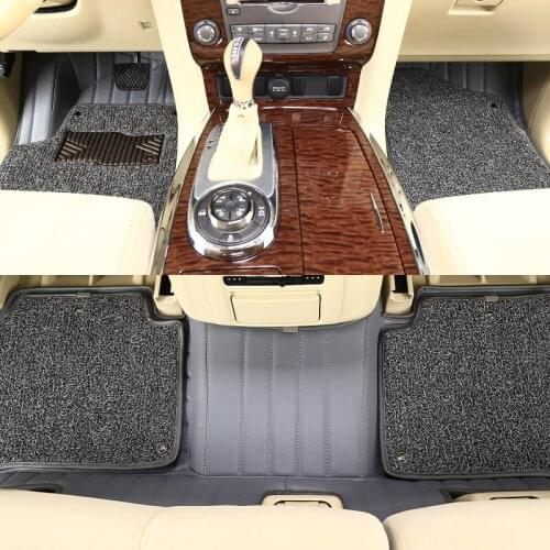 Boost Car Floor Mats For Toyota Rav4 Surf Wish Voxy Tundra Hiace Rush Waterproof Add Silk Coil Automobile Auto Foot Pads