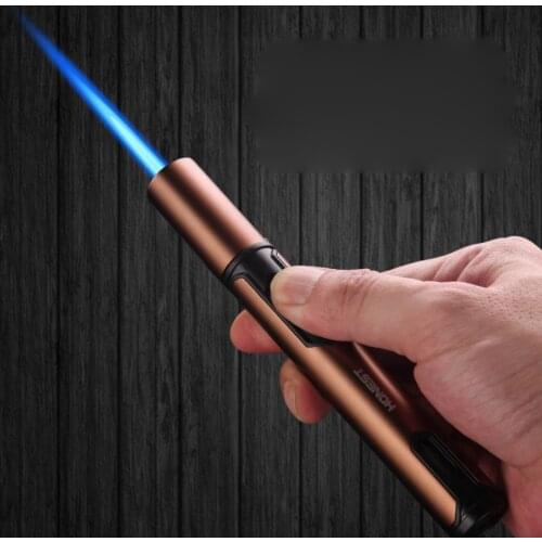 Cigar Butane Metal Windproof Gas Lighters Spray Gun Cigarette Lighter Jet Torch Welding Gun Outdoor Kitchen Camping Ignite