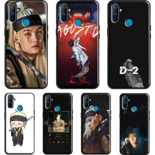 Agust D Suga King Kpop For OnePlus 9 Pro 8 Pro Nord 8T 9R Case For OPPO Realme 8 Pro Q3 6 7 Pro C15 C3 GT Cover