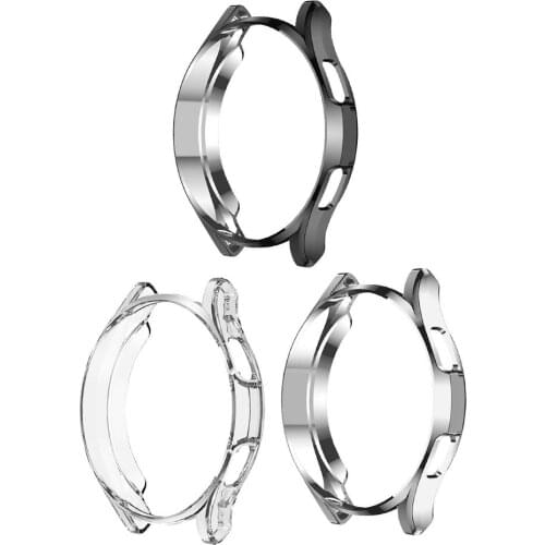 Case For Samsung Galaxy Watch 4 Classic 42mm Bumper Shell Shockproof Cover Transparent Frame Protector Shell Watch Accessories