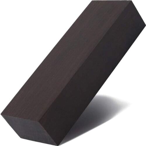PXPF Ebony Lumber DIY Handle Timber Wood Block Crafting Blackwood Tool Guitar Inlay Decor Open Grain Texture