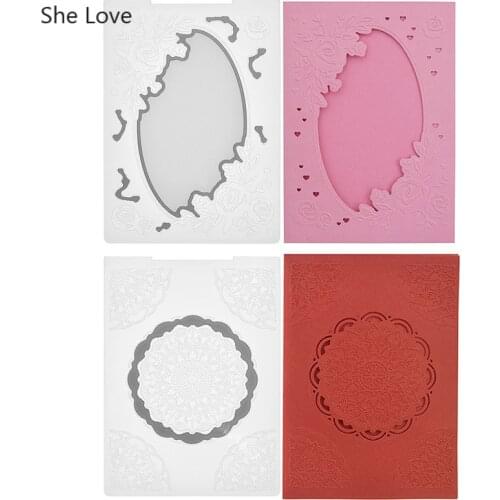 Chzimade Metal Cutting Dies Embossing Folder Set For DIY Scrapbooking Paper Craft Card Making Photo Album Decoration