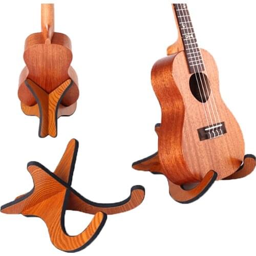 Ukulele Holder Stand Guitar Ukulele Stand Wooden Guitarra Accessories Stand Musical Strings Instrument Part hot sale