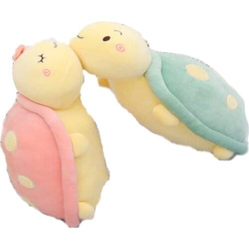 Cute tortoise plush toy hug pillow doll nap pillow couple gift girl rag doll sprout turtle doll
