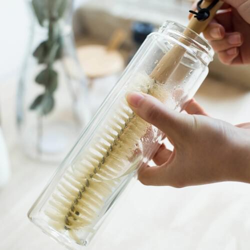 Multifunctional Cleaning Brush Wooden Handle Pan Pot Brush Dish Bowl Washing Cleaning Brush Household Kitchen Cleaning Tools