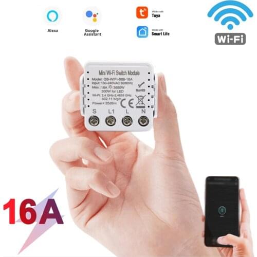 Tuya WiFi Switch Socket Module Switch Conversion Module Device Timing APP/Voice Control Compatible with Alexa Google Home