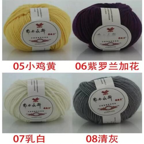 50g /ball 99 metres Baby Merino Wool Roving Yarns Skein Hand Knitting Crochet Yarn Natural Kint Woolen Mercerie Laine A156