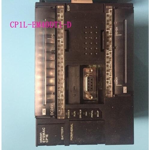 CP1L-EM40DT1-D Original PLC CONTROLLER New PLC CPU DC input 24 point transistor output 16 point EM40DT1
