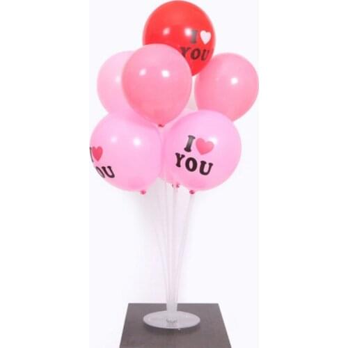 Simple Balloon Stand Kit Clear Tabletop Balloon Holder for Birthday Party and Wedding Decorations Opening Graduation Ceremony