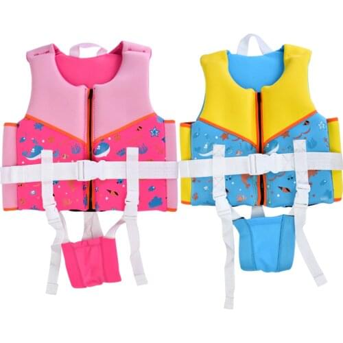 Life Jacket for Kids, Child Size Watersports Swim Vest Flotation Device Trainer Vest with Leg Straps