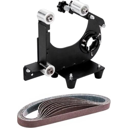 Angle Grinder Sanding Belt Adapter Plug-in Power Supply for Metal Wood Polishing