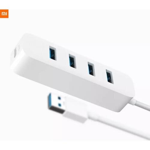 Xiaomi 4 Ports USB3.0 Hub with Stand-by Power Supply Interface USB Hub Extender Extension Connector Adapter For Tablet Computer