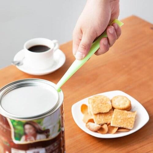 1PCS Random Color Cleaning Scrapper Tool Double Heads Plastic Can Opener Label Peeler Multi Purpose Kitchen Opener Tools