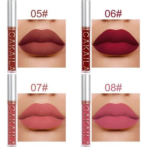 2021 10pcs Lipstick Velvety Set Long Lasting Nonstick Cup Not Fade Makeup Cosmetics Kit for Girl Women