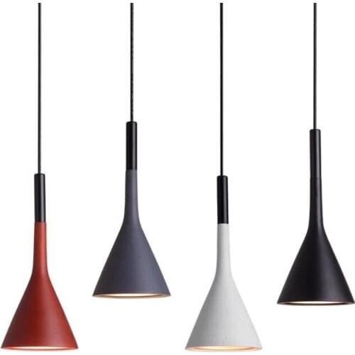 Macaron new classical horn shape resin lampshade pendant lamps living room dining room macarons colorful lovely LED hanging lam