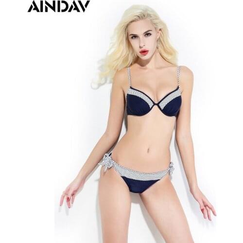 Aindav Polka Dot Swimwear