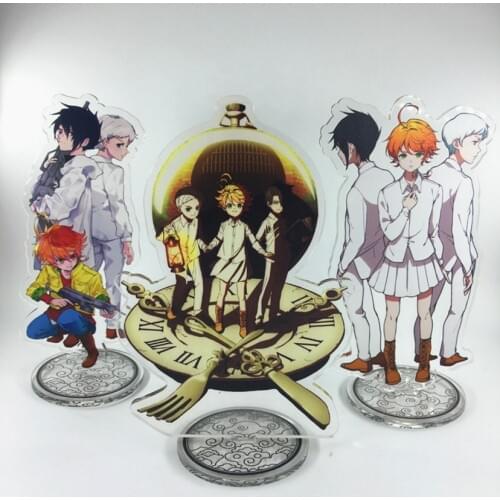 Anime The promised neverland Acrylic Stand Model Toys conny Emma Ray Norman Action Figure Pendant toy double-side gift