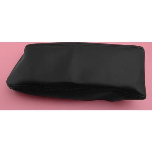 Black Car Center Console Armrest Box Lid Cover Microfiber Leather Fit For Toyota Prius 2004 2005 2006 2007 2008 2009