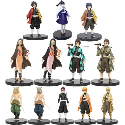 Kimetsu no Yaiba Figure Demon Slayer Models Tanjirou Nezuko Zenitsu Inosuke PVC Action Figure Kimetsu no Yaiba Action Models