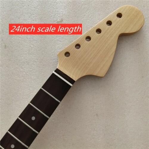 24 inch length Maple 22 frets guitar Neck rosewood Fingerboard big head gloss guitar neck Replacement