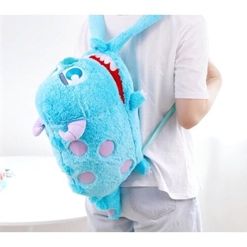 Disney Monsters University Sulley Fashion Anime Plush Backpack Cartoon Casual Dolls Backpacks school Child