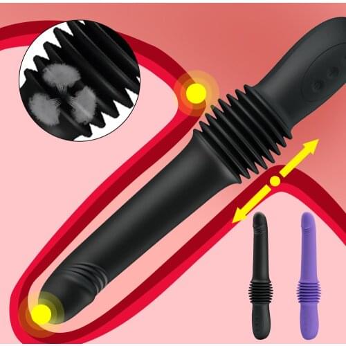 Powerful Automatic Telescopic Dildo Vibrator For Women Masturbation Sex Toys Clitoris G Spot Stimulation Massager Dildo Vibrator