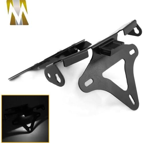 Motorcycle Turn Signal Light Rear License Plate Mount Holder LED Light For BMW S1000R S1000RR S 1000 S1000 RR R HP4 2009-2018