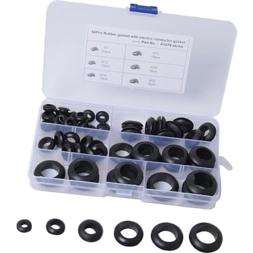 Durable Rubber O-Ring Seals Washer Set O Type Sealing Gasket Assortment Kit