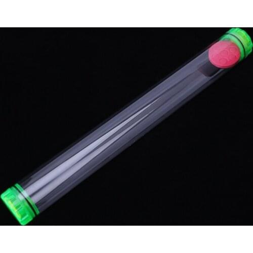 Plastic Fishing Float Tube 40/50/60cm Length Thick Protective Storage End Caps