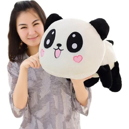 45cm Giant Panda Pillow Mini Plush Toys Stuffed Animal Toy Doll Pillow Plush Bolster Pillow Doll Valentines Day Gift Kids Gift