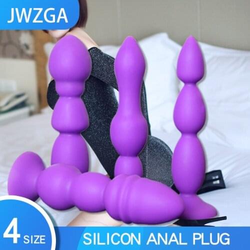 Silicone Butt Plug Suction Cup Anal Plug Silicon Gay Sex Toys For Men Adult Games Prostate Massage Intimate Goods Free Shipping