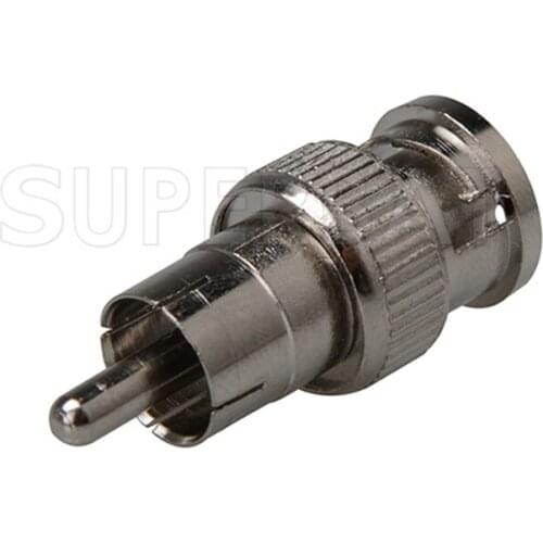 Superbat 5pcs BNC-RCA Adapter BNC Plug to RCA Male Straight Coaxial connector