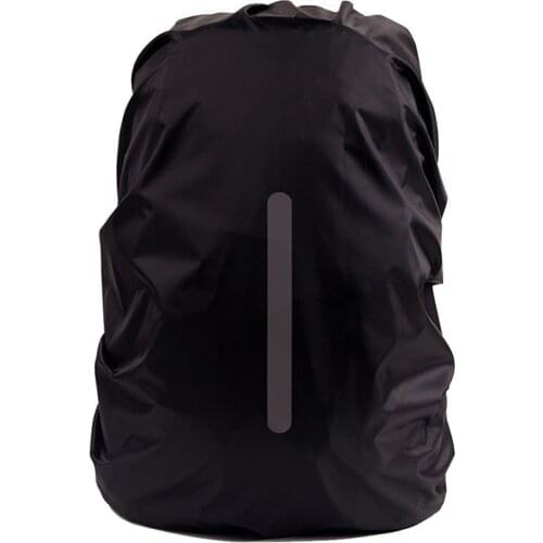 Reflective Waterproof Backpack Rain Cover Outdoor Sport Night Cycling Safety Light Rain Cover Bag Camping Hiking