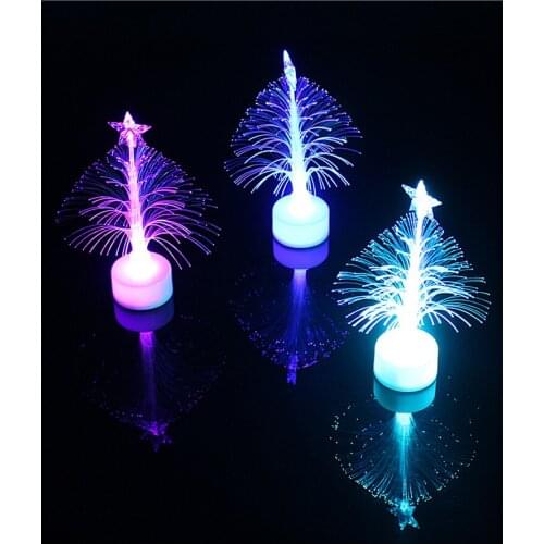 Flash Christmas tree LED electronic fiber tree colorful Christmas tree Christmas gift specials electronic candle tree