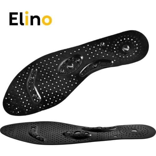 Elino Therapy Insoles for Men Women Magnet Massage Insoles Sliming Weight Loose Foot Acupressure Shoe Pads Magnetic Health Pads