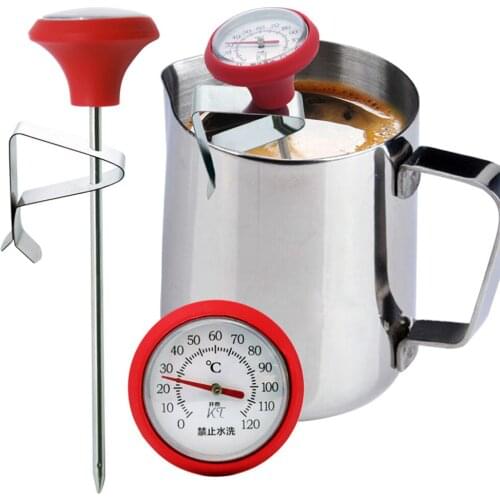 Dial Thermometer 304 Food Grade Stainless Steel Instant Read Coffee Milk Barbecue Thermometer High Precision