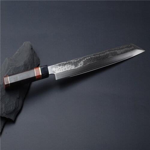 24 27 30cm Japan Kiritsuke Sushi Knife Japanese VG10 Damascus Steel Kitchen Salmon Fish Fillet Sashimi Knife Cooking Tool 2.2G