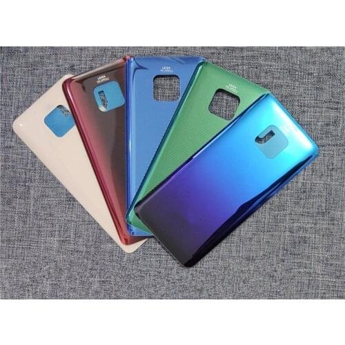 Mate20 Pro Rear Housing For Huawei Mate 20 Pro Glass Back Cover Repair Replace Phone Battery Door Case + Logo Glue